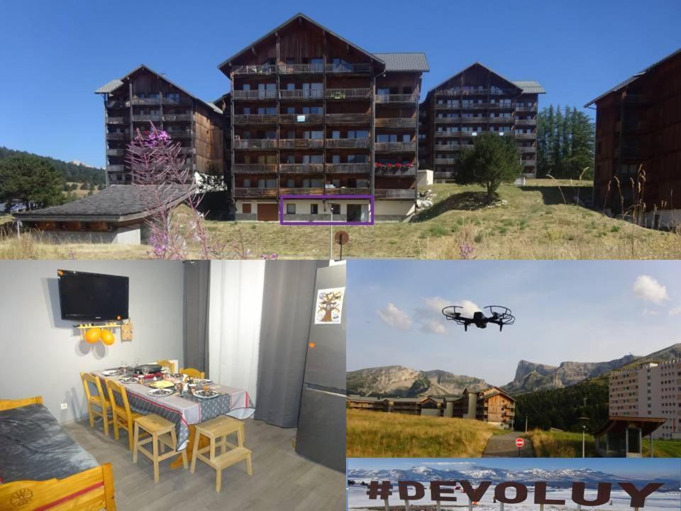 Appartement 8-10 Personnes Superdevoluy Hautes Alpes Rez De Chaussee Vue Panoramique 3 Chambres Ле-Деволюи Экстерьер фото